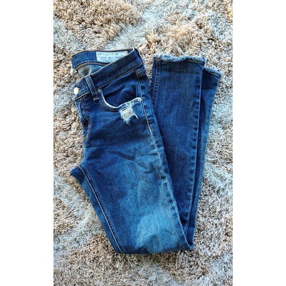 Rag & Bone‎ Skinny Destroyed Jeans Size 26 - Picture 1 of 6